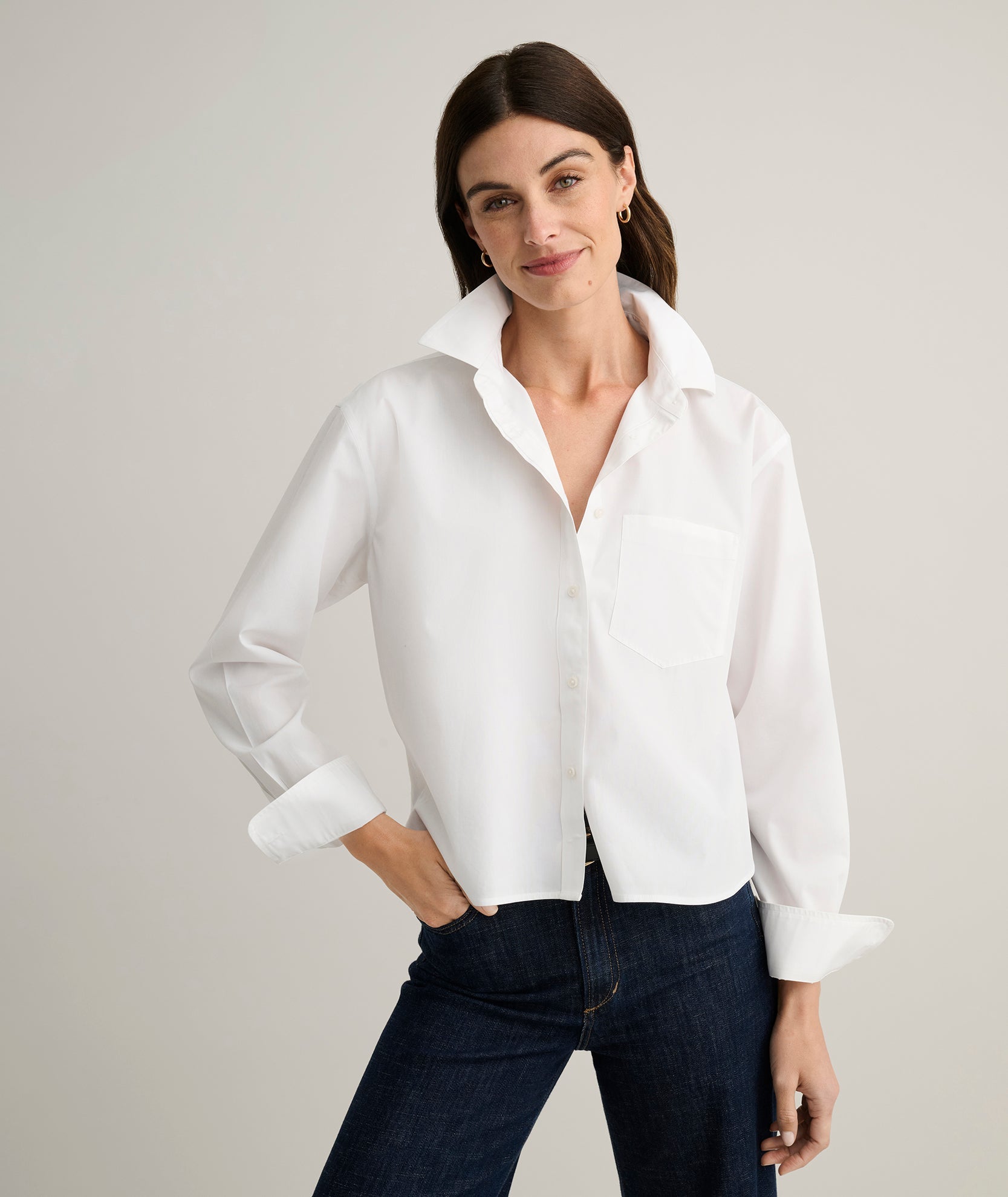 Wrinkle-Free Untucked Fit Crosby Shirt