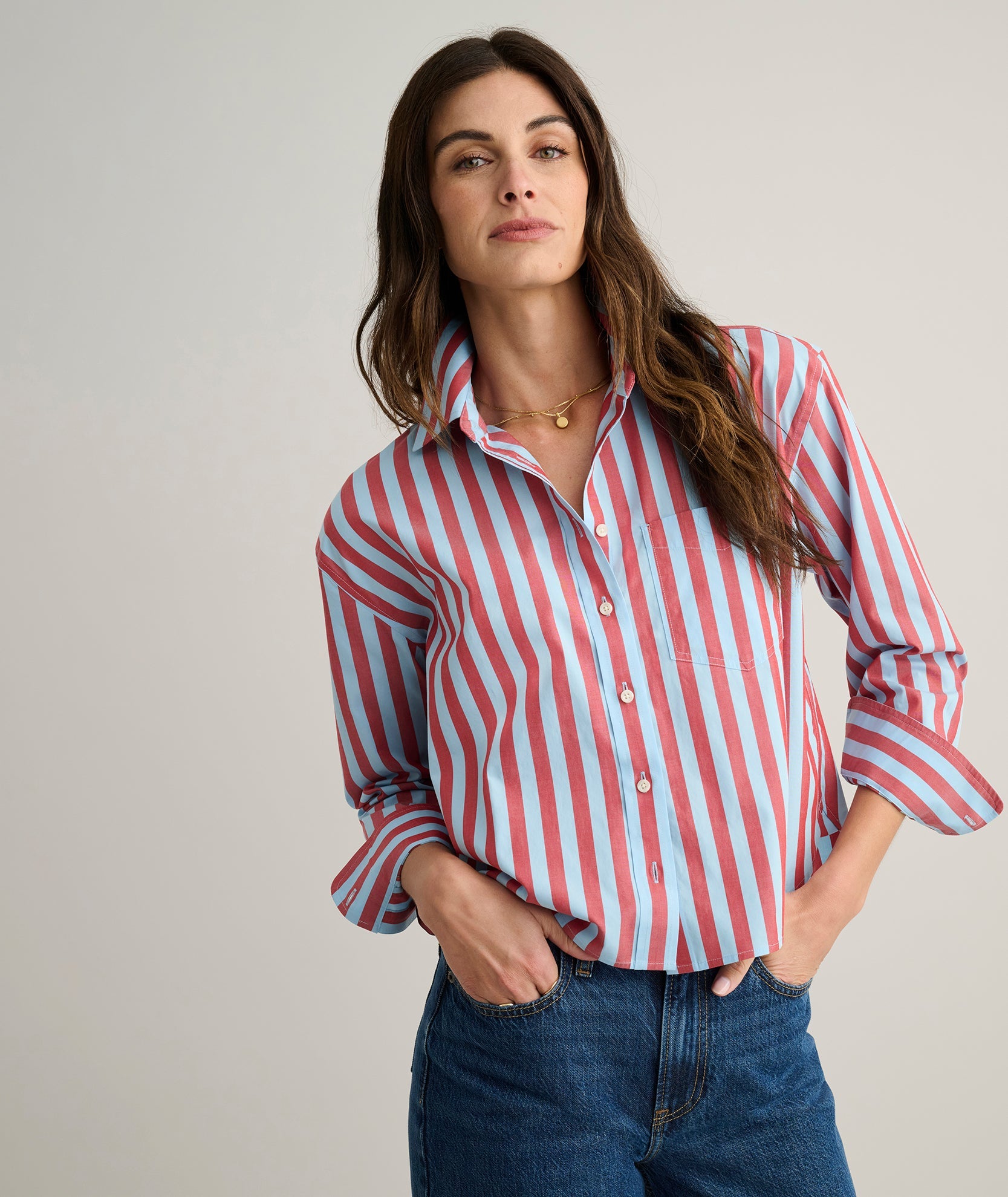 Wrinkle-Free Untucked Fit Crosby Shirt