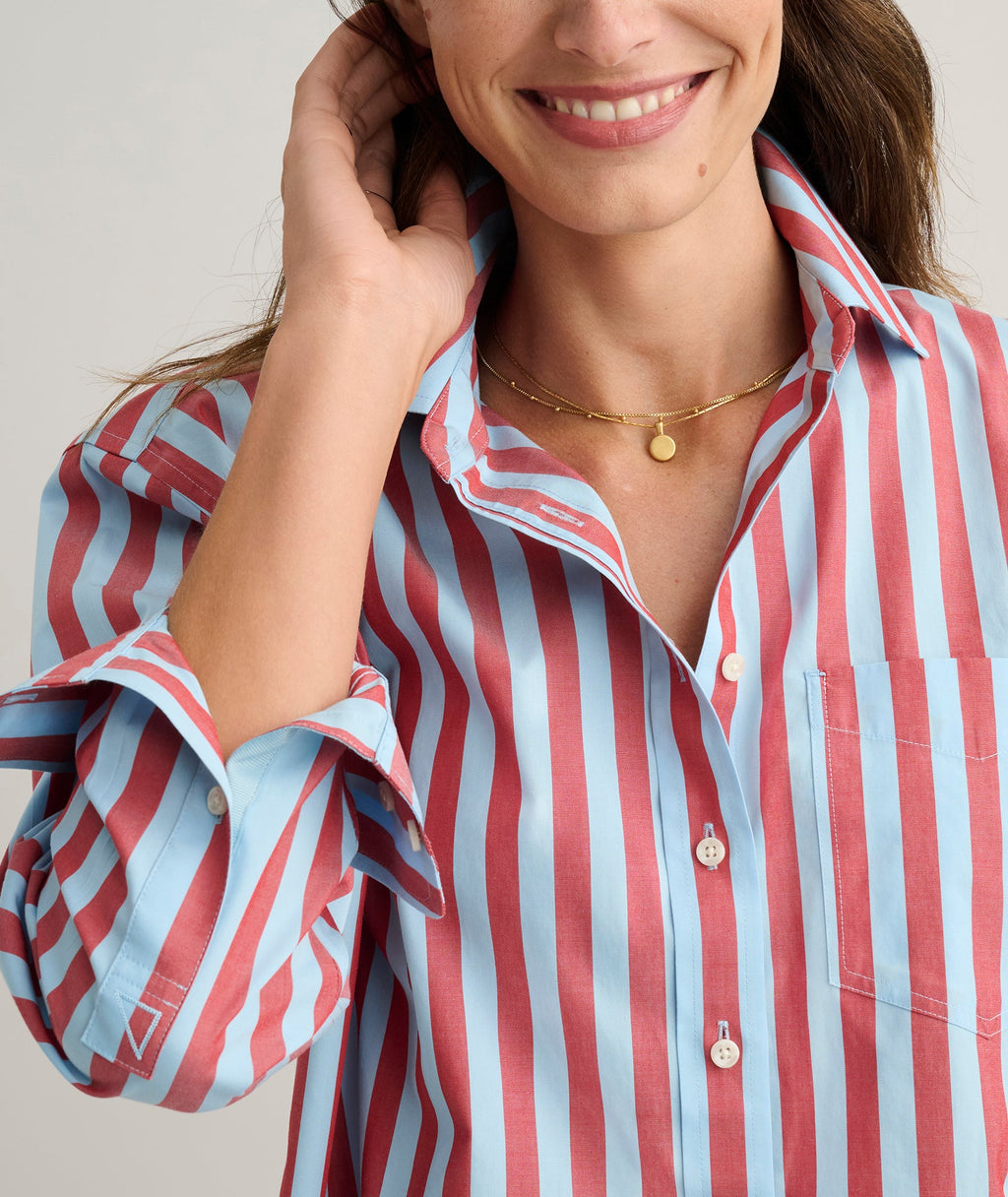 Wrinkle-Free Untucked Fit Crosby Shirt