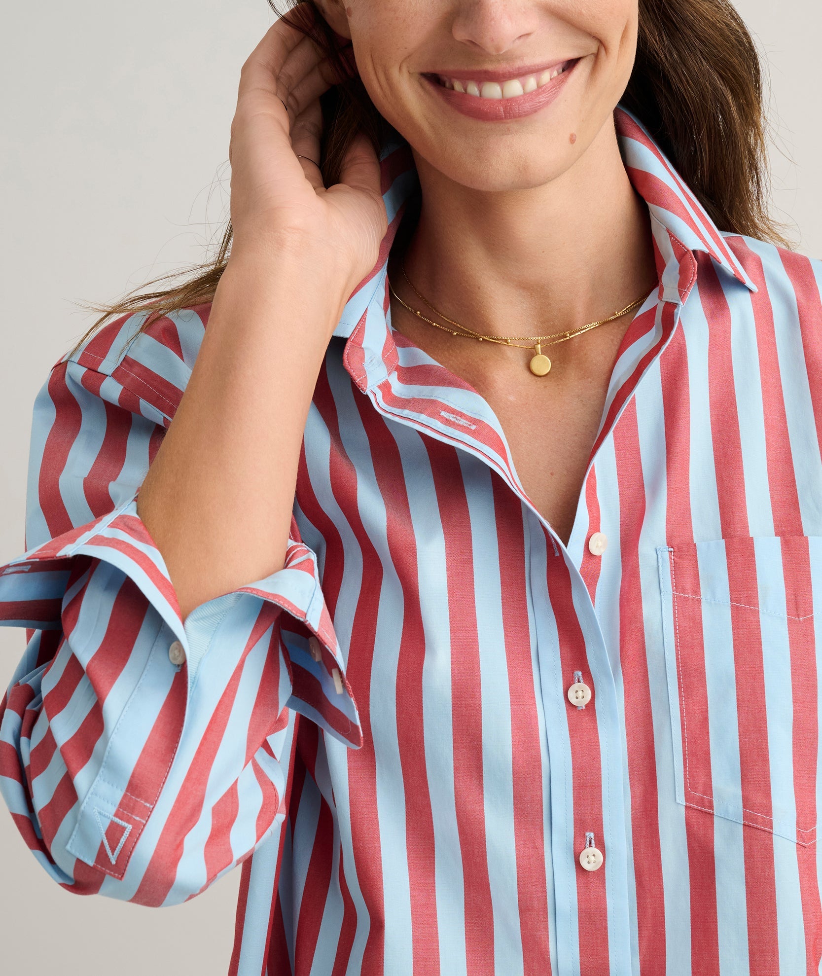 Wrinkle-Free Untucked Fit Crosby Shirt