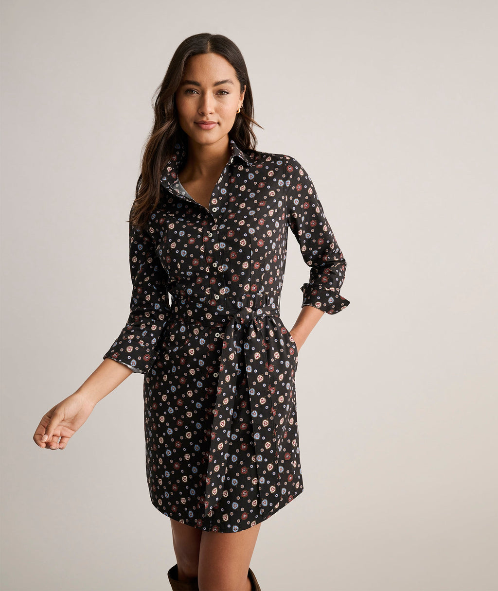 Stretch Cotton Sydney Shirt Dress