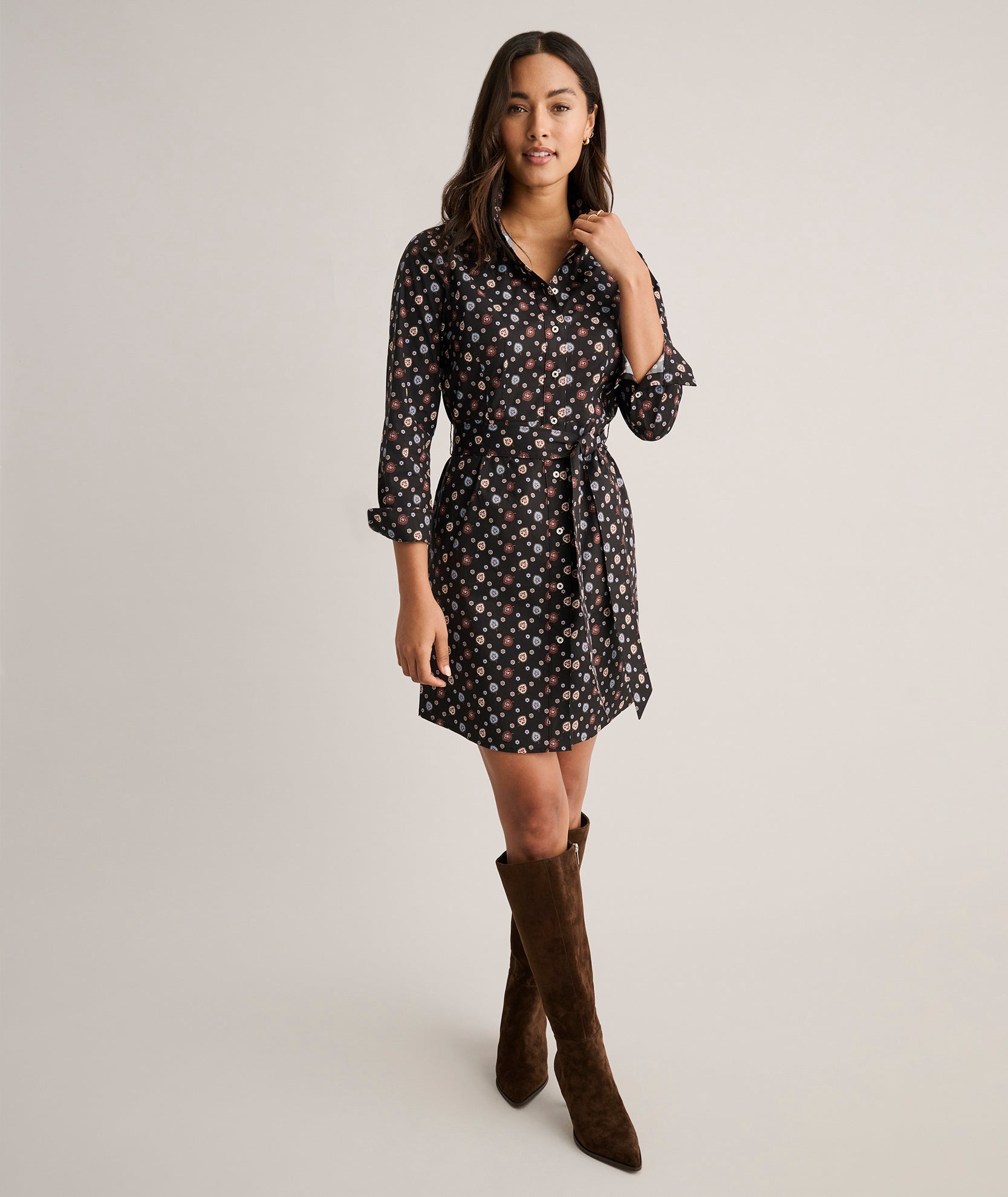 Stretch Cotton Sydney Shirt Dress