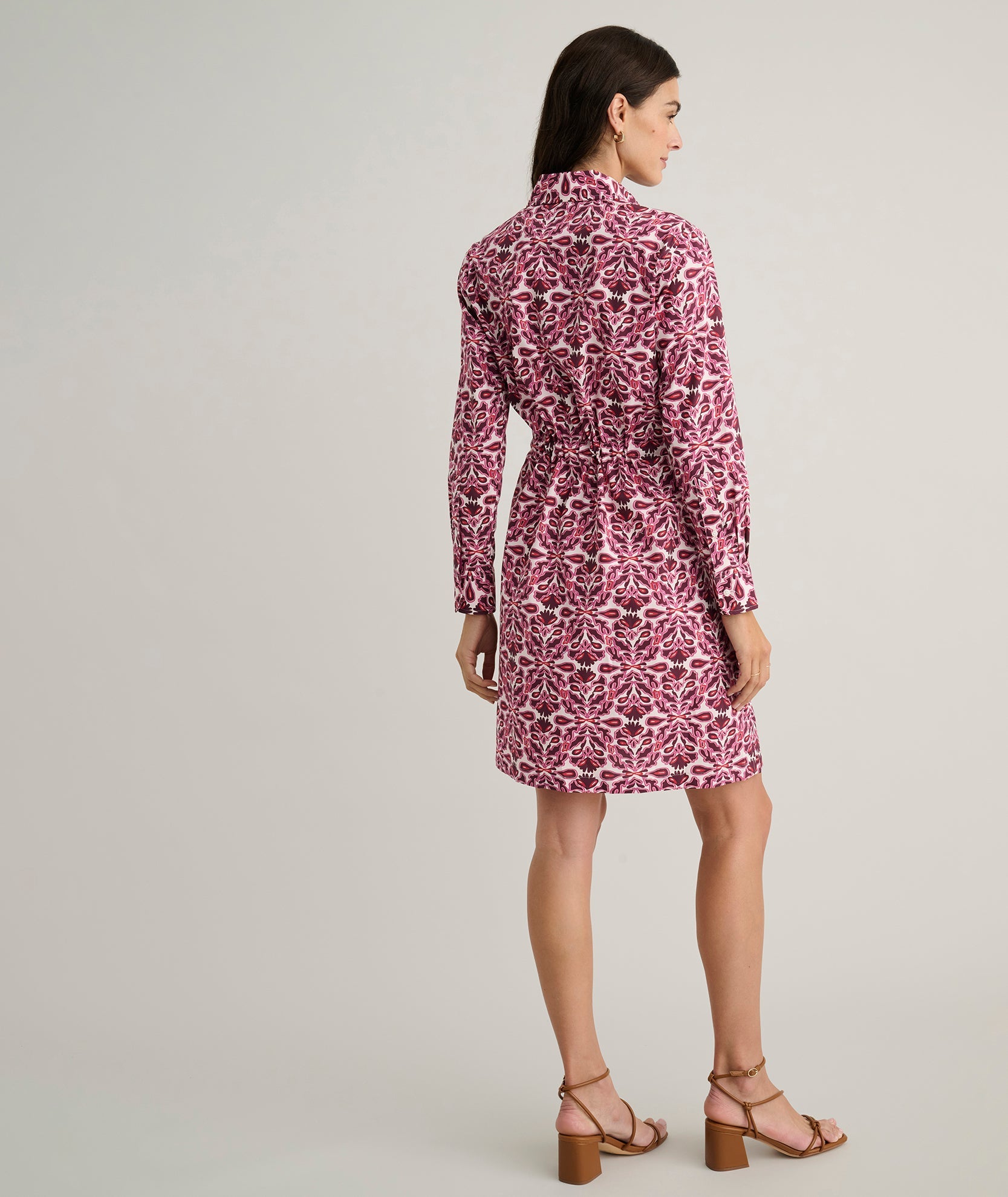 Stretch Poplin Taylor Shirtdress